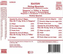 Joseph Haydn (1732-1809): Streichquartette Nr.76-78 (op.76 Nr.2-4), CD