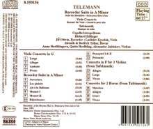 Georg Philipp Telemann (1681-1767): Suite für Flöte &amp; Streicher a-moll, CD