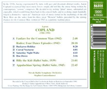 Aaron Copland (1900-1990): Appalachian Spring, CD