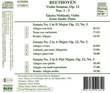 Ludwig van Beethoven (1770-1827): Violinsonaten Nr.1-3, CD