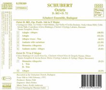 Franz Schubert (1797-1828): Oktette D.72 &amp; D.803, CD