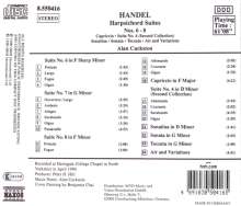 Georg Friedrich Händel (1685-1759): Cembalosuiten (1720) Nr.6-8, CD
