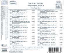 Felix Mendelssohn Bartholdy (1809-1847): Lieder ohne Worte Vol.2, CD