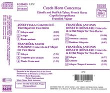 Konzerte für 2 Hörner, CD
