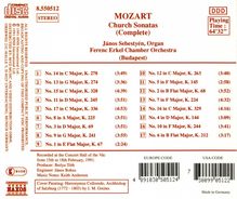 Wolfgang Amadeus Mozart (1756-1791): Kirchensonaten für Orgel &amp; Orchester Nr.1-17, CD