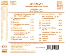 Robert Schumann (1810-1856): Werke für Oboe &amp; Klavier, CD