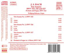 Johann Sebastian Bach (1685-1750): Triosonaten BWV 525-527, CD