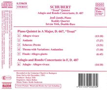 Franz Schubert (1797-1828): Klavierquintett D.667 "Forellenquintett", CD