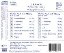 Johann Sebastian Bach (1685-1750): Partiten BWV 829 &amp; 830, CD