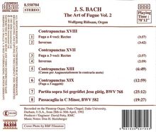 Johann Sebastian Bach (1685-1750): Die Kunst der Fuge BWV 1080 Vol.2, CD