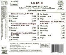 Johann Sebastian Bach (1685-1750): Französische Suiten BWV 812 &amp; 813, CD