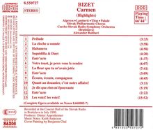 Georges Bizet (1838-1875): Carmen (Ausz.), CD