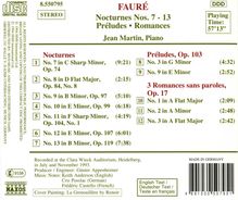 Gabriel Faure (1845-1924): Nocturnes Nr.7-13, CD