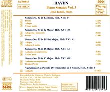 Joseph Haydn (1732-1809): Klaviersonaten H16 Nr.34,40-42,48, CD