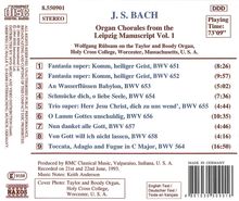 Johann Sebastian Bach (1685-1750): Choräle BWV 651-658, CD