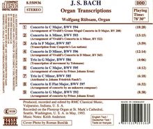 Johann Sebastian Bach (1685-1750): Konzerte f.Orgel BWV 592-597, CD