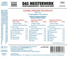 Georg Philipp Telemann (1681-1767): Darmstädter Ouvertüren, CD