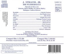 Johann Strauss II (1825-1899): Die Fledermaus, 2 CDs