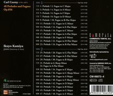 Carl Czerny (1791-1857): Präludien &amp; Fugen op.856 Nr.1-48, CD