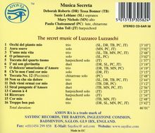 Luzzasco Luzzaschi (1545-1607): Madrigali für 1,2 &amp; 3 Sopranstimmen, CD