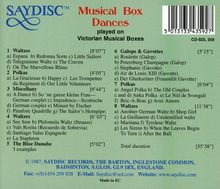 Musical Box Dances played on Victorian Musical Boxes, CD