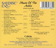 Caliché: Music Of The Andes, CD