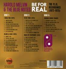 Harold Melvin: Be For Real: The P.I.R. Recordings, 3 CDs