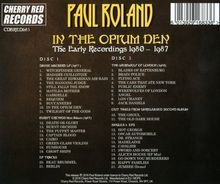 Paul Roland: In The Opium Den: The Early Recordings 1980 - 1987, 2 CDs