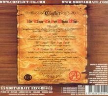 Conflict: It's Time To See Who's Who, CD