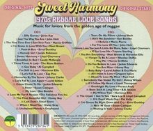 "Sweet Harmony: 1970s Reggae Love Songs. CD1 & CD2 Titel, z. B. 'Silly Games' von Janet Kay, 'Tears On My Pillow' von Johnny Nash."