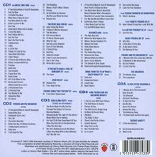 CD1: As and Bs 1963-1968 mono. CD2: Freddie and the Dreamers stereo. CD3: Sing-Along Party mono. CD4: King Freddie mono. CD5: Oliver stereo.