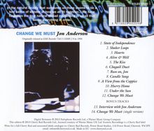 Jon Anderson: Change We Must (Remastered + Expanded Edition), CD