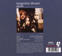 Tangerine Dream: Atem (Remastered &amp; Expanded Edition), 2 CDs