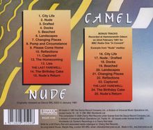 Camel: Nude (Expanded + Remastered), CD