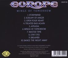 Europe: Wings Of Tomorrow, CD