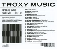 Filmmusik: Troxy Music: Fifties And Sixties Film Themes/Screen 2, CD