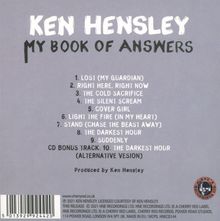 Ken Hensley: My Book Of Answers, CD