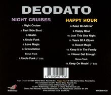 Deodato (geb. 1943): Night Cruiser / Happy Hour (2 Classic Albums On 1CD), CD