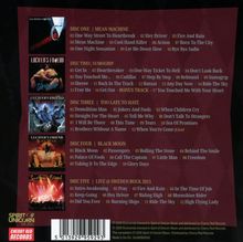Disc-Einträge: MEAN MACHINE, SUMOGRIP, TOO LATE TO HATE, BLACK MOON, LIVE @ SWEDEN ROCK 2015. Fünf Miniaturbilder links.
