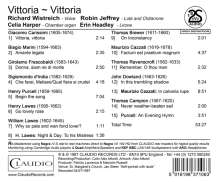 Richard Wistreich - Vittoria-Vittoria, DVD-Audio