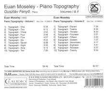 Euan Moseley (geb. 1943): Piano Topography Vol.1 &amp; II, 2 DVD-Audio