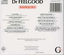 Dr. Feelgood: Malpractice, CD