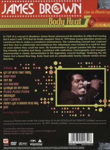 James Brown: Body Heat: Live In Monterey '79, DVD
