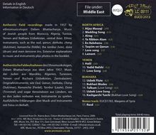 Music Of The Oriental Jews, CD