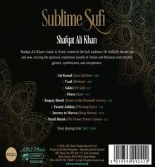 Shafqat Ali Khan: Sublime Sufi, CD