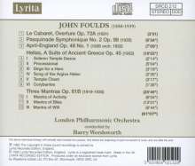 John Foulds (1880-1939): Hellas-A Suite of Ancient Greece op.45, CD
