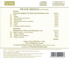 Frank Bridge (1879-1941): Cellokonzert "Oration", CD