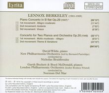 Lennox Berkeley (1903-1989): Klavierkonzert op.29, CD