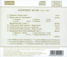 Geoffrey Bush (1920-1998): Symphonien Nr.1 &amp; 2, CD