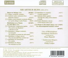 Arthur Bliss (1891-1975): Music for Strings, CD
